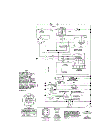 Schematic Diagram parts for Craftsman Front-Engine Lawn Tractor 917989240 from AppliancePartsPros.com