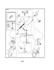 Electrical parts for Craftsman Front-Engine Lawn Tractor 917989250 from AppliancePartsPros.com