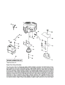 Engine parts for Craftsman Front-Engine Lawn Tractor 917989250 from AppliancePartsPros.com