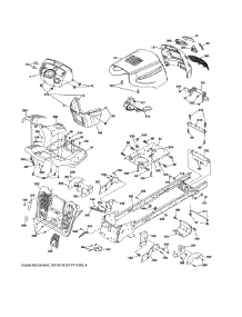 Chassis Assembly parts for Craftsman Front-Engine Lawn Tractor 917989260 from AppliancePartsPros.com