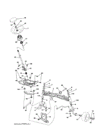 Steering Assembly parts for Craftsman Front-Engine Lawn Tractor 917989260 from AppliancePartsPros.com