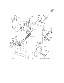 Lift Assembly parts for Craftsman Front-Engine Lawn Tractor 917989260 from AppliancePartsPros.com
