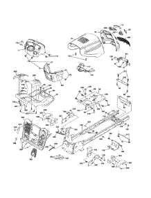 Chassis Assembly parts for Craftsman Front-Engine Lawn Tractor 917989800 from AppliancePartsPros.com