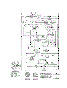 Schematic Diagram parts for Craftsman Front-Engine Lawn Tractor 917989800 from AppliancePartsPros.com