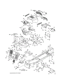 Chassis & Enclosures parts for Craftsman Front-Engine Lawn Tractor 917989930 from AppliancePartsPros.com