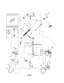 Electrical parts for Craftsman Front-Engine Lawn Tractor 917990030 from AppliancePartsPros.com