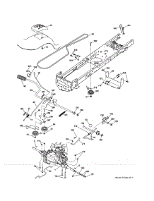 Drive parts for Craftsman Front-Engine Lawn Tractor 917990030 from AppliancePartsPros.com