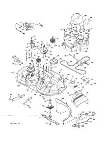 Mower parts for Craftsman Front-Engine Lawn Tractor 917990030 from AppliancePartsPros.com