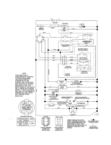 Schematic Diagram parts for Craftsman Front-Engine Lawn Tractor 917990030 from AppliancePartsPros.com