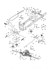 Drive parts for Craftsman Front-Engine Lawn Tractor 917990040 from AppliancePartsPros.com