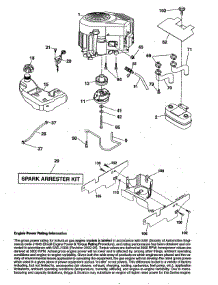 Engine parts for Craftsman Front-Engine Lawn Tractor 917990040 from AppliancePartsPros.com