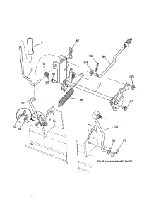 Mower Lift parts for Craftsman Front-Engine Lawn Tractor 917990040 from AppliancePartsPros.com
