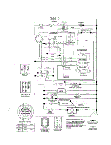Schematic Diagram parts for Craftsman Front-Engine Lawn Tractor 917990040 from AppliancePartsPros.com