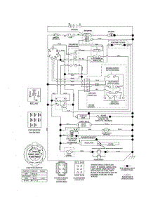 Schematic Diagram parts for Craftsman Front-Engine Lawn Tractor 917990360 from AppliancePartsPros.com