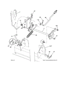 Lift Assembly parts for Craftsman Front-Engine Lawn Tractor 917990370 from AppliancePartsPros.com