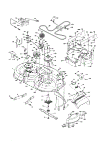 Mower Deck parts for Craftsman Front-Engine Lawn Tractor 917990380 from AppliancePartsPros.com