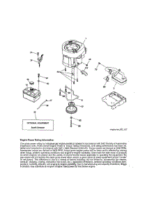 Engine parts for Craftsman Front-Engine Lawn Tractor 917990390 from AppliancePartsPros.com