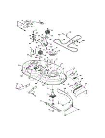 Mower Deck parts for Craftsman Front-Engine Lawn Tractor 917990390 from AppliancePartsPros.com