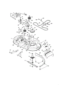 Mower Deck parts for Craftsman Front-Engine Lawn Tractor 917990391 from AppliancePartsPros.com