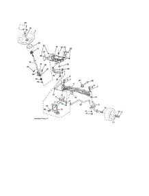 Steering Assembly parts for Craftsman Front-Engine Lawn Tractor 917990460 from AppliancePartsPros.com