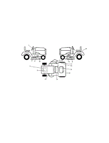 Decals parts for Craftsman Front-Engine Lawn Tractor 917990470 from AppliancePartsPros.com