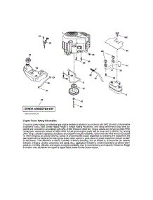 Engine parts for Craftsman Front-Engine Lawn Tractor 917990480 from AppliancePartsPros.com