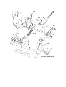 Lift Assembly parts for Craftsman Front-Engine Lawn Tractor 917990480 from AppliancePartsPros.com