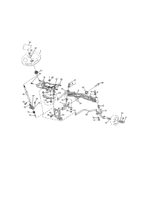 Steering Assembly parts for Craftsman Front-Engine Lawn Tractor 917990640 from AppliancePartsPros.com