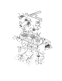 Mower Deck parts for Craftsman Front-Engine Lawn Tractor 917990640 from AppliancePartsPros.com