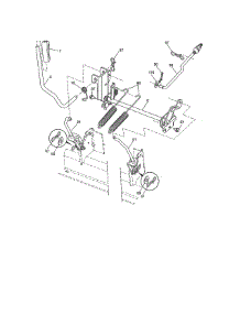 Lift Assembly parts for Craftsman Front-Engine Lawn Tractor 917990640 from AppliancePartsPros.com