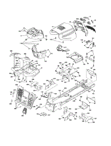 Chassis Assembly parts for Craftsman Front-Engine Lawn Tractor 917991090 from AppliancePartsPros.com