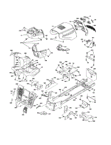 Chassis Assembly parts for Craftsman Front-Engine Lawn Tractor 917991451 from AppliancePartsPros.com