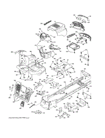 Chassis Assembly parts for Craftsman Front-Engine Lawn Tractor 917991470 from AppliancePartsPros.com