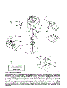 Engine parts for Craftsman Front-Engine Lawn Tractor 917991470 from AppliancePartsPros.com