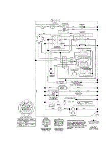 Schematic Diagram parts for Craftsman Front-Engine Lawn Tractor 917991470 from AppliancePartsPros.com