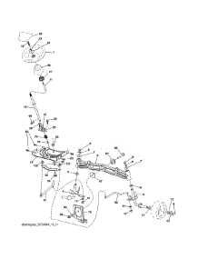 Steering Assembly parts for Craftsman Front-Engine Lawn Tractor 917991471 from AppliancePartsPros.com