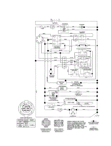 Schematic Diagram parts for Craftsman Front-Engine Lawn Tractor 917991471 from AppliancePartsPros.com