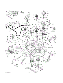 Mower Deck parts for Craftsman Front-Engine Lawn Tractor 917991650 from AppliancePartsPros.com