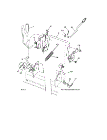 Mower Lift parts for Craftsman Front-Engine Lawn Tractor 917991650 from AppliancePartsPros.com