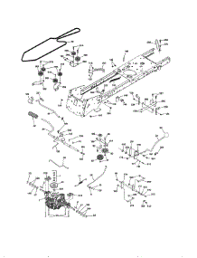 Drive parts for Craftsman Front-Engine Lawn Tractor 917991651 from AppliancePartsPros.com