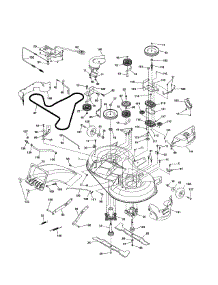 Mower parts for Craftsman Front-Engine Lawn Tractor 917991651 from AppliancePartsPros.com