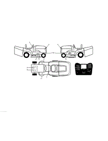 Decals parts for Craftsman Front-Engine Lawn Tractor 917991651 from AppliancePartsPros.com