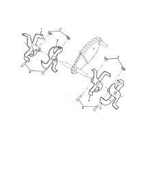 Tine parts for Craftsman Front-Tine Tiller 917992060 from AppliancePartsPros.com