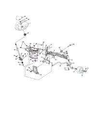 Steering Assembly parts for Craftsman Front-Engine Lawn Tractor 917992070 from AppliancePartsPros.com