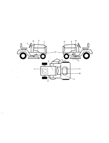 Decals parts for Craftsman Front-Engine Lawn Tractor 917992070 from AppliancePartsPros.com