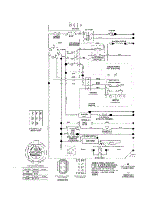Schematic Diagram parts for Craftsman Front-Engine Lawn Tractor 917992070 from AppliancePartsPros.com