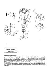 Engine parts for Craftsman Front-Engine Lawn Tractor 917992311 from AppliancePartsPros.com