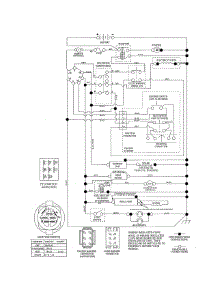 Schematic Diagram parts for Craftsman Front-Engine Lawn Tractor 917992311 from AppliancePartsPros.com