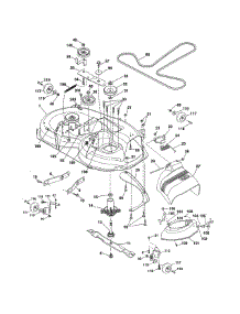 Mower Deck parts for Craftsman Front-Engine Lawn Tractor 917992880 from AppliancePartsPros.com