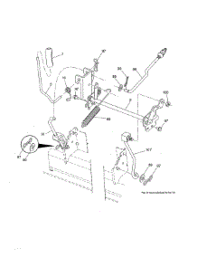 Mower Lift parts for Craftsman Front-Engine Lawn Tractor 917992880 from AppliancePartsPros.com